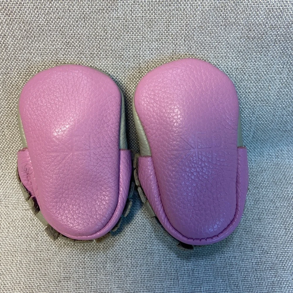 Freshly Picked Newborn Moccasin Baby Shoe. Size 1